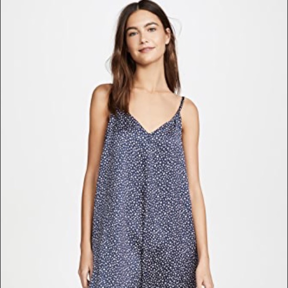 NWT Hatch Georgie Jumpsuit navy cheetah 0